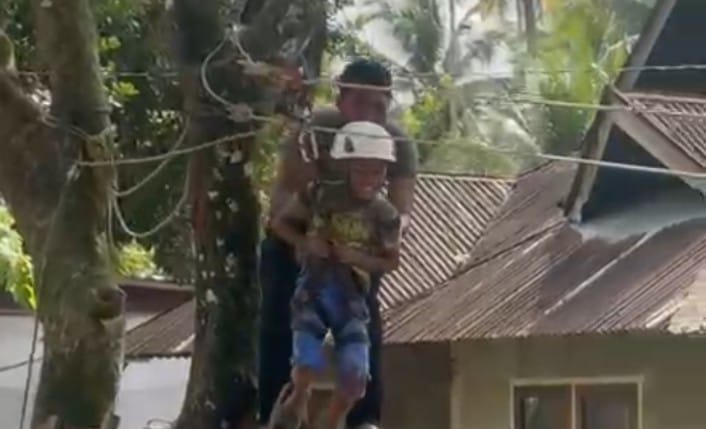 Brimob Polri Laksanakan Trauma Healing Anak Terdampak Bencana di Kabupaten Agam