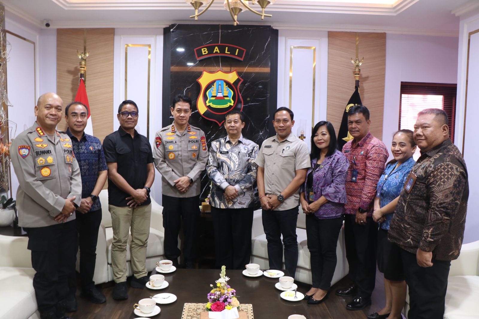 Perkuat Sinergi Berantas Narkoba, Kapolda Bali Terima Audiensi Kepala BNNP Bali