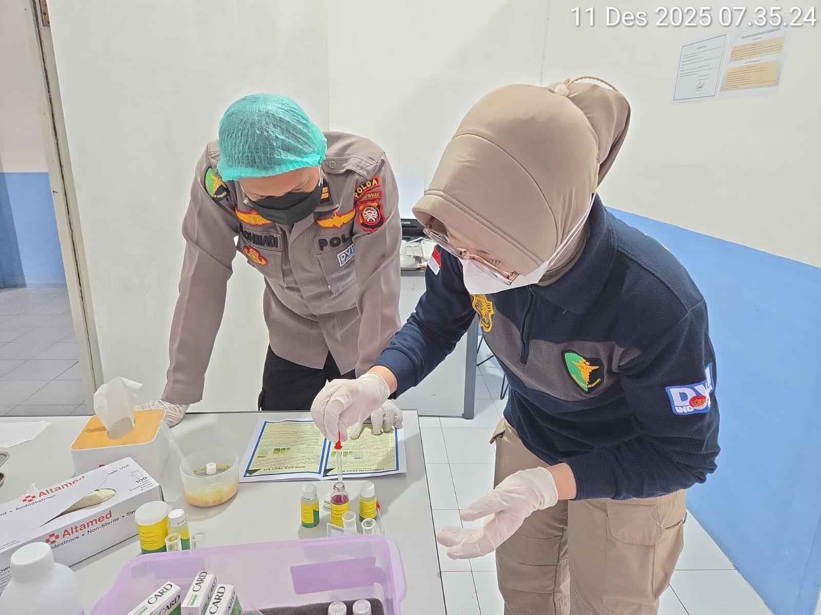 Cegah Risiko Kesehatan, Sidokkes Polresta Pontianak Awasi Ketat Makanan Program Gizi Gratis