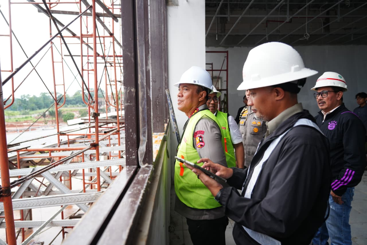 Wakapolri Tinjau Pembangunan SMA Kemala Taruna Bhayangkara, Progres Capai 43 Persen
