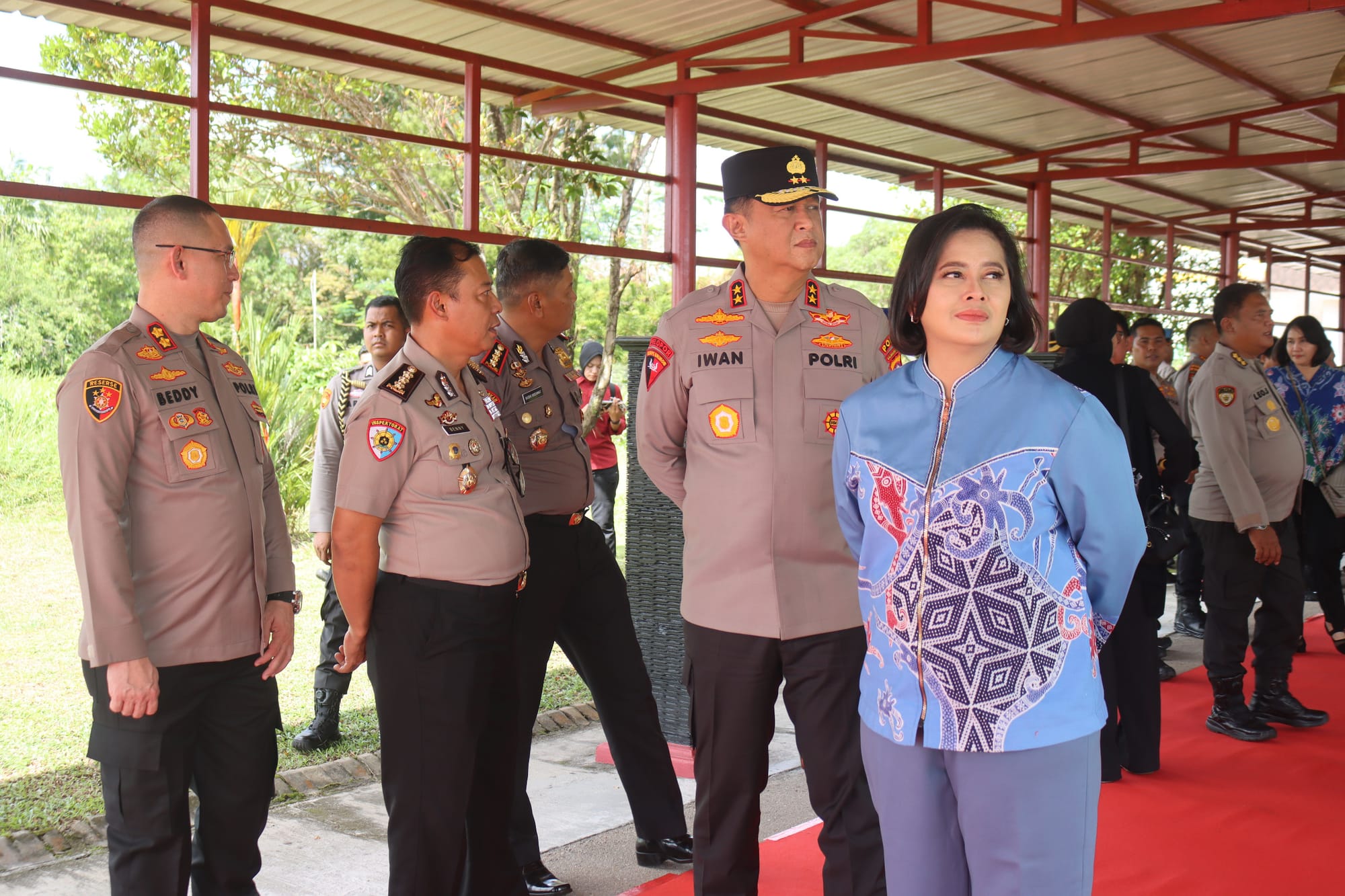 Kapolda Kalteng dan PJU Gelar Penyambutan Wakapolda Baru Brigjen Yosi Muhamartha