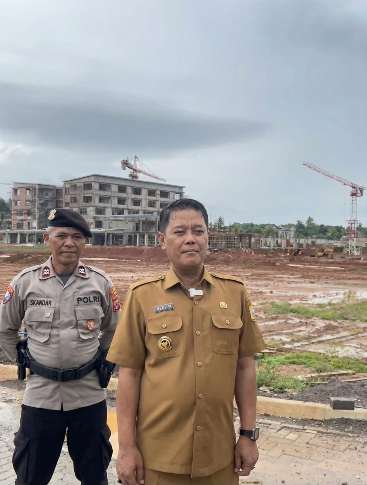 Kades Cibinong Nyatakan Dukungan Penuh Pembangunan SMA Kemala Taruna Bhayangkara di Gunung Sindur