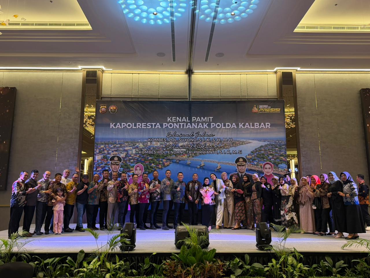 Malam Kenal Pamit Kapolresta Pontianak, Simbol Soliditas Polri dan Masyarakat