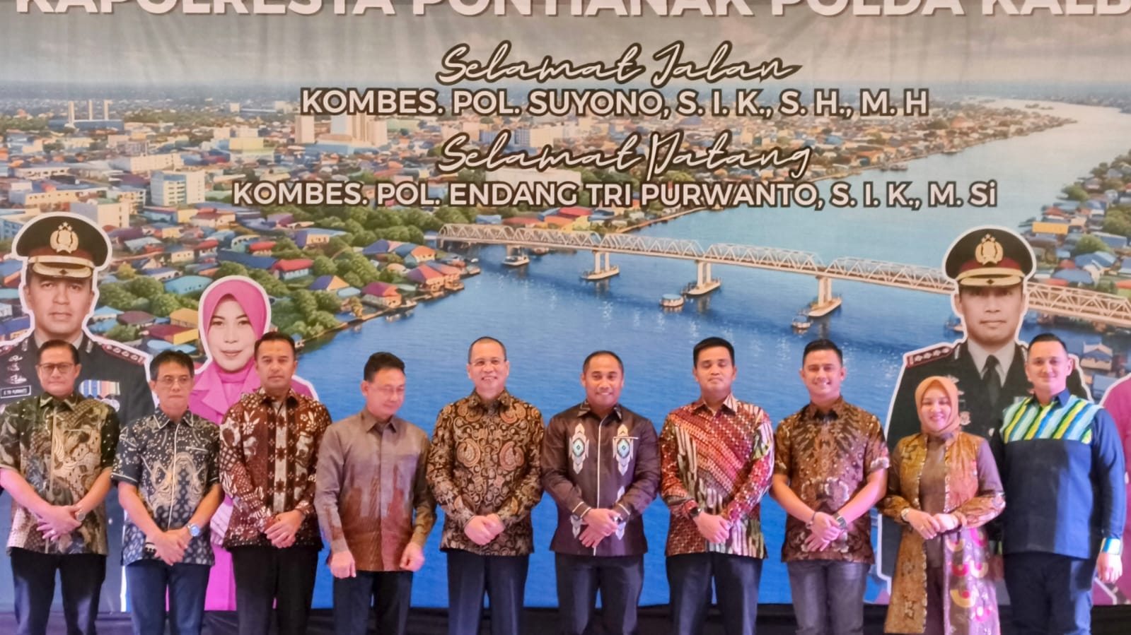 Resmi Jabat Kapolresta Pontianak, Kombes Endang Tri Purwanto Tegaskan Jaga Sinergi Forkopimda