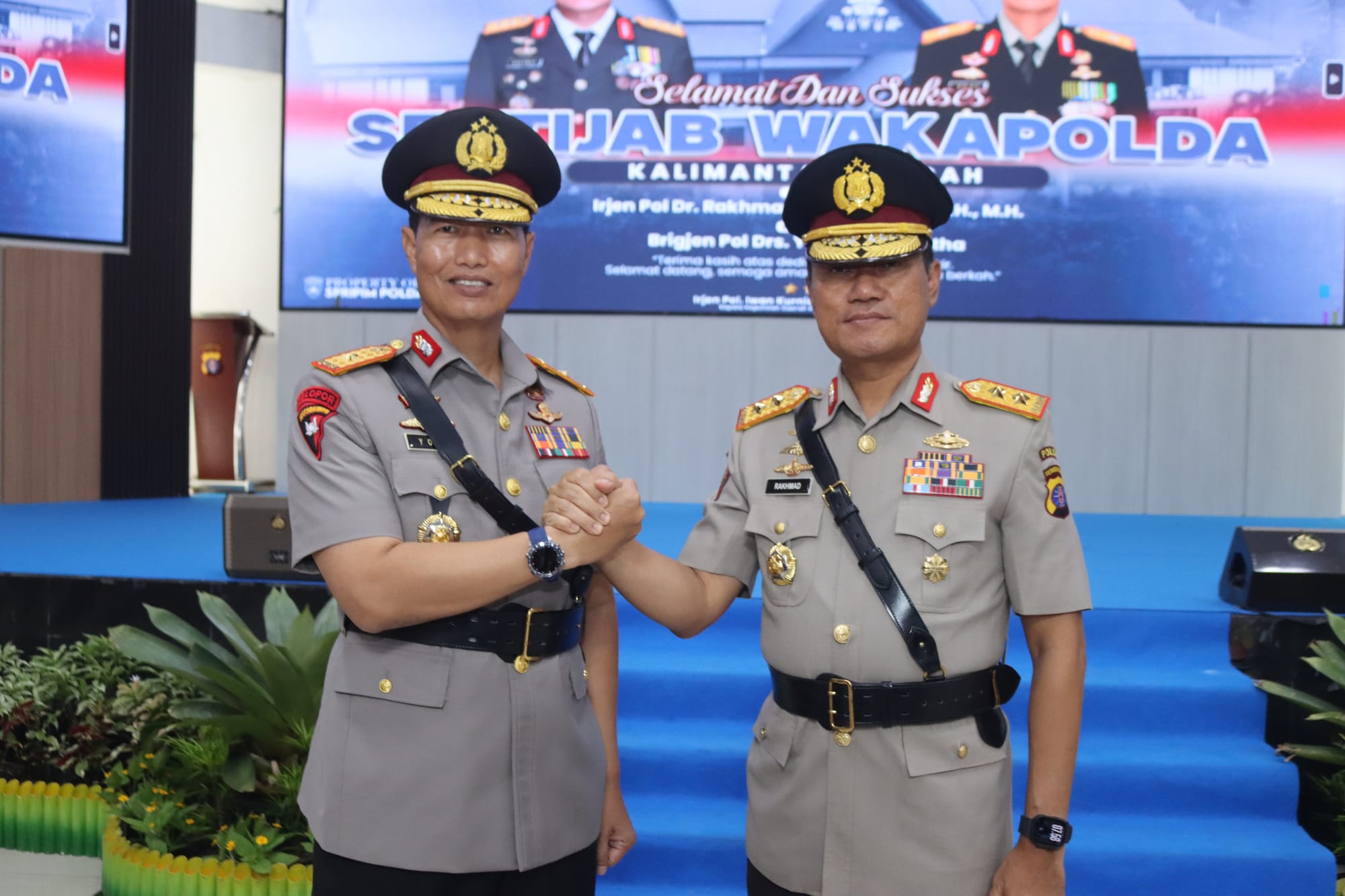 Sertijab Wakapolda Kalteng Digelar, Brigjen Pol Yosi Muhamartha Resmi Jabat Wakapolda