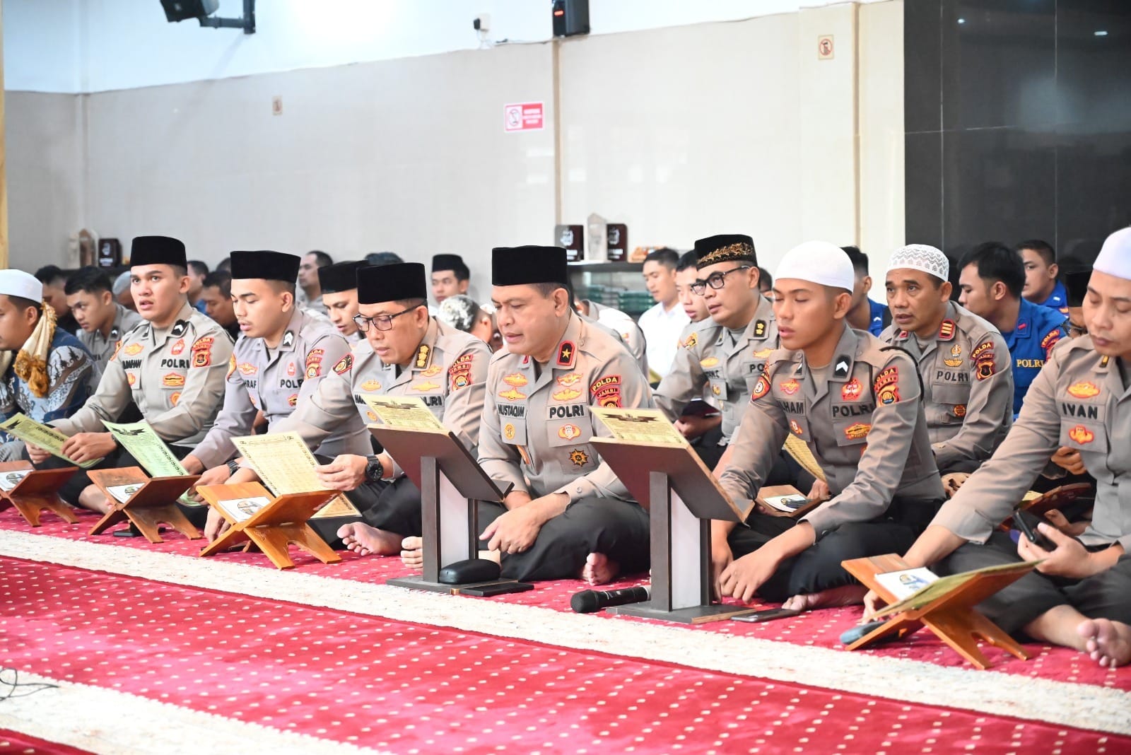 Perkuat Mental Spiritual, Personel Polda Jambi Ikuti Binrohtal Islam
