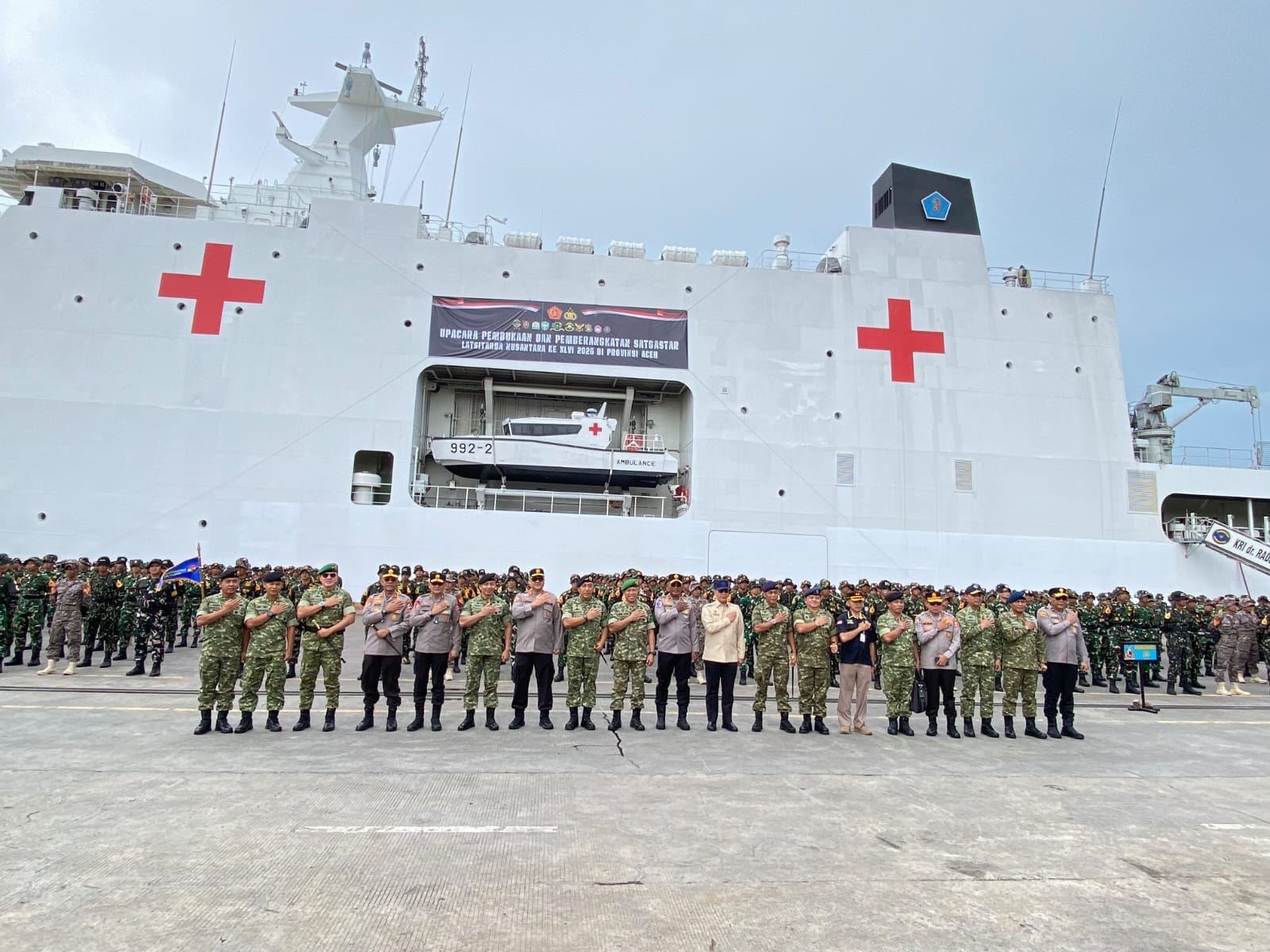 283 Taruna Akpol Turun ke Aceh Tamiang dalam Latsitarda Nusantara XLVI 2026
