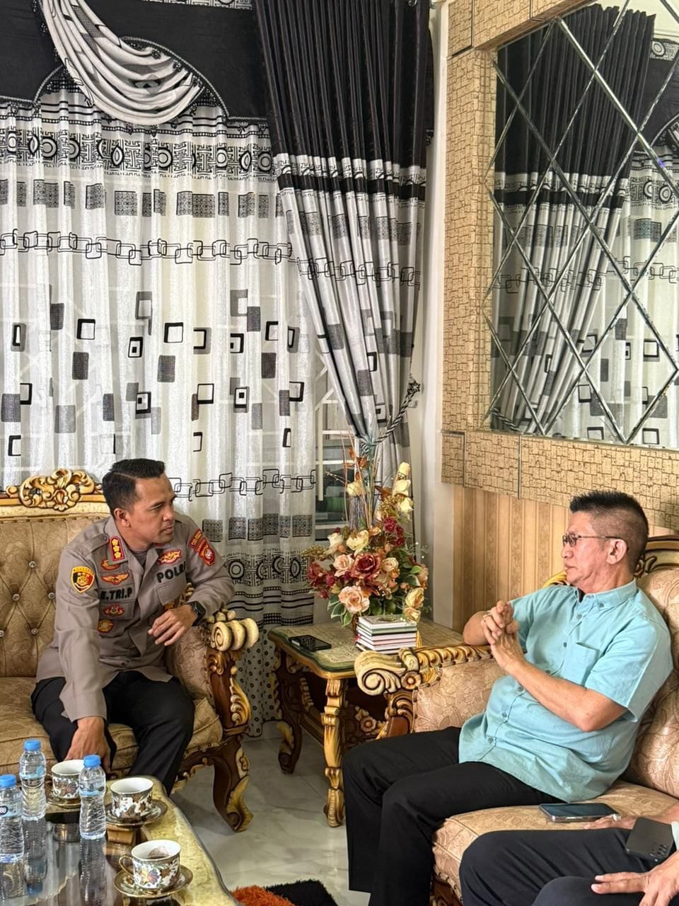 Datangi Ketua MABT, Kapolresta Pontianak Tegaskan Pentingnya Persatuan