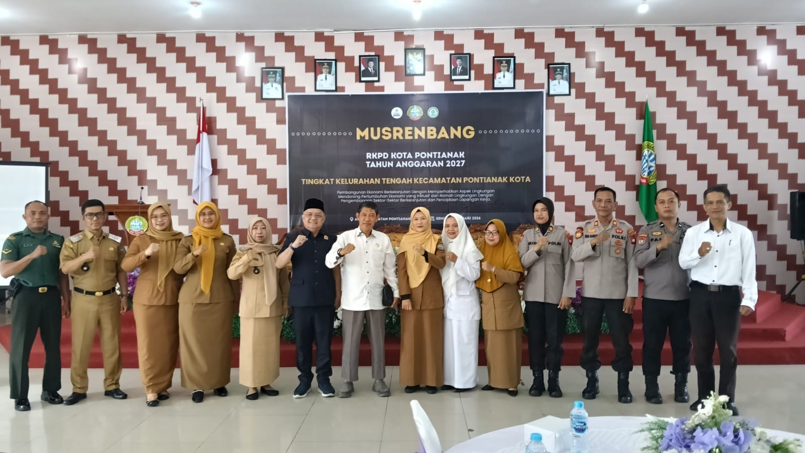 Wakapolsek Pontianak Kota Hadiri Musrenbang RKPD TA 2027 di Kelurahan Tengah