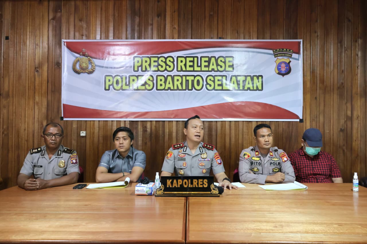 Rekayasa Kasus Curas Terbongkar, Polres Barsel Rilis Fakta di Konferensi Pers