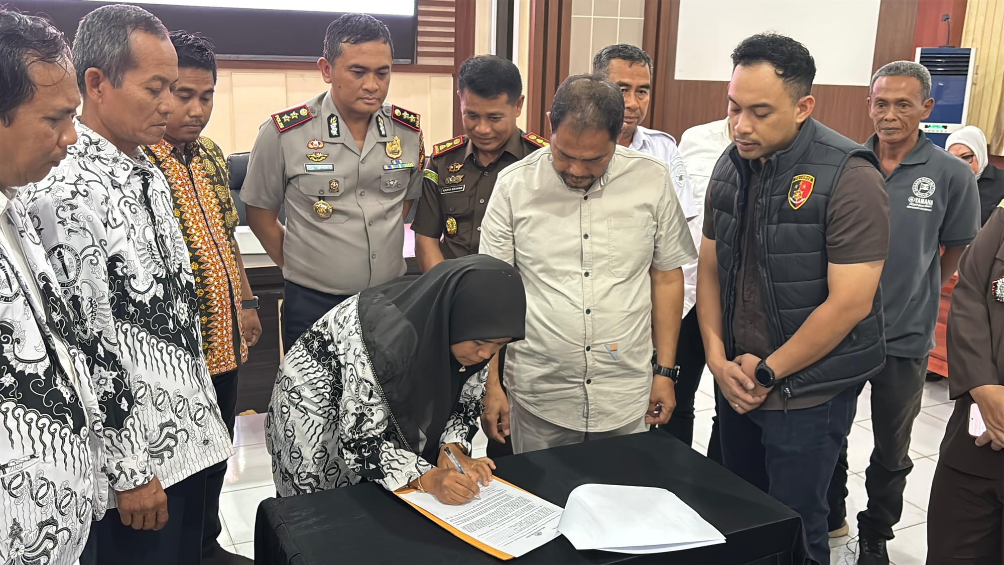 Kedepankan Restorative Justice, Polres Muaro Jambi Mediasi Kasus Kekerasan Siswa hingga Berujung Damai