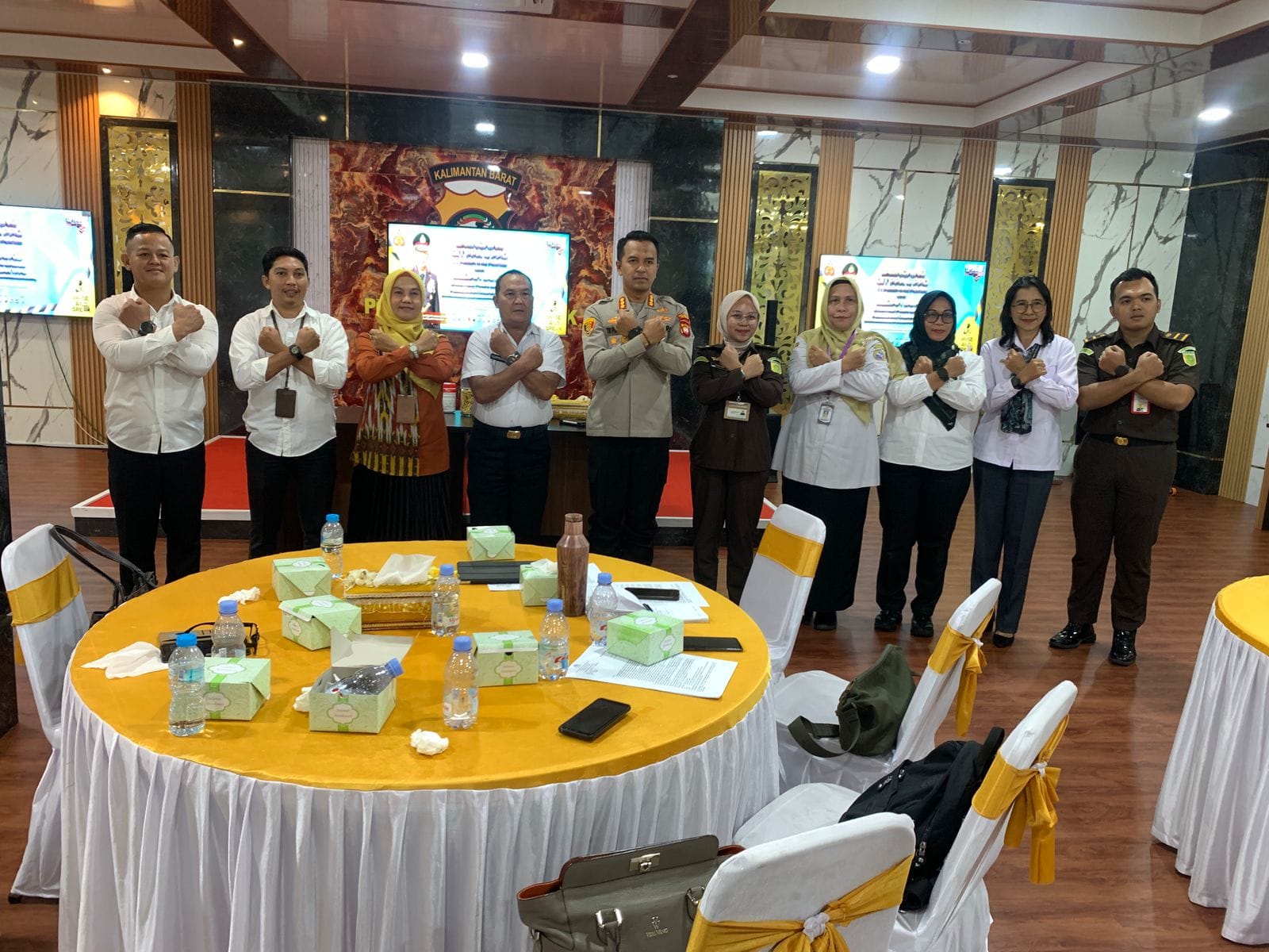 Dipimpin Kapolri, Polresta Pontianak Hadiri Launching Ditres PPA dan PPO Secara Daring