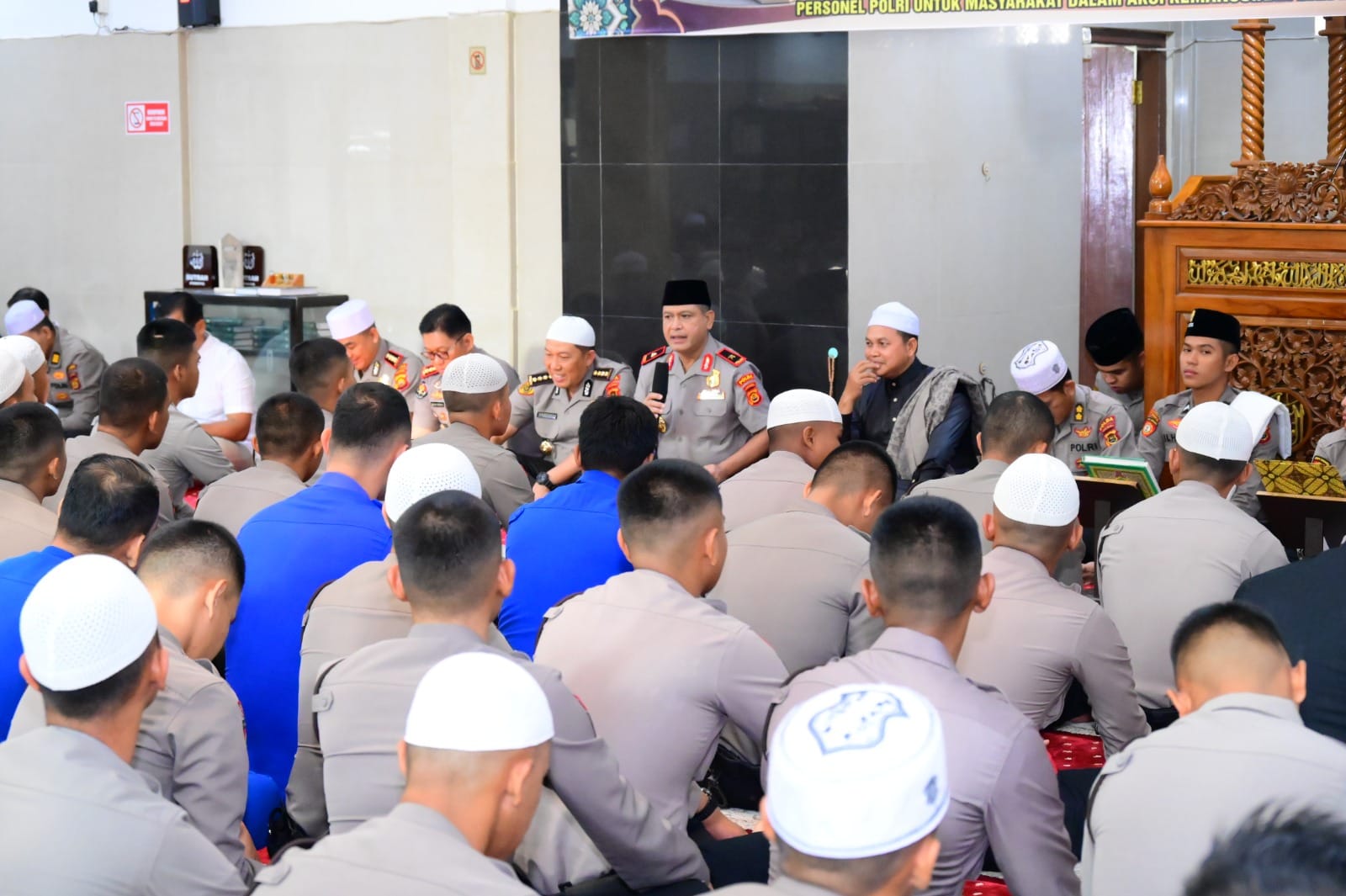 Perkuat Sinergitas dan Spiritual, Polda Jambi Gelar Acara Isra’ Mi’raj di Masjid Al Ikhlas