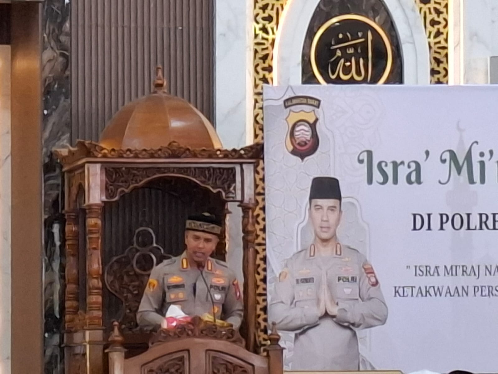 Penuh Khidmat, Polresta Pontianak Peringati Isra’ Mi’raj untuk Perkuat Moral Personel