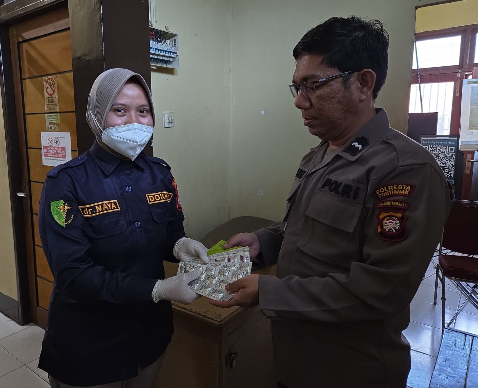 Polresta Pontianak Perkuat Pelayanan Internal Lewat Home Visit Kesehatan