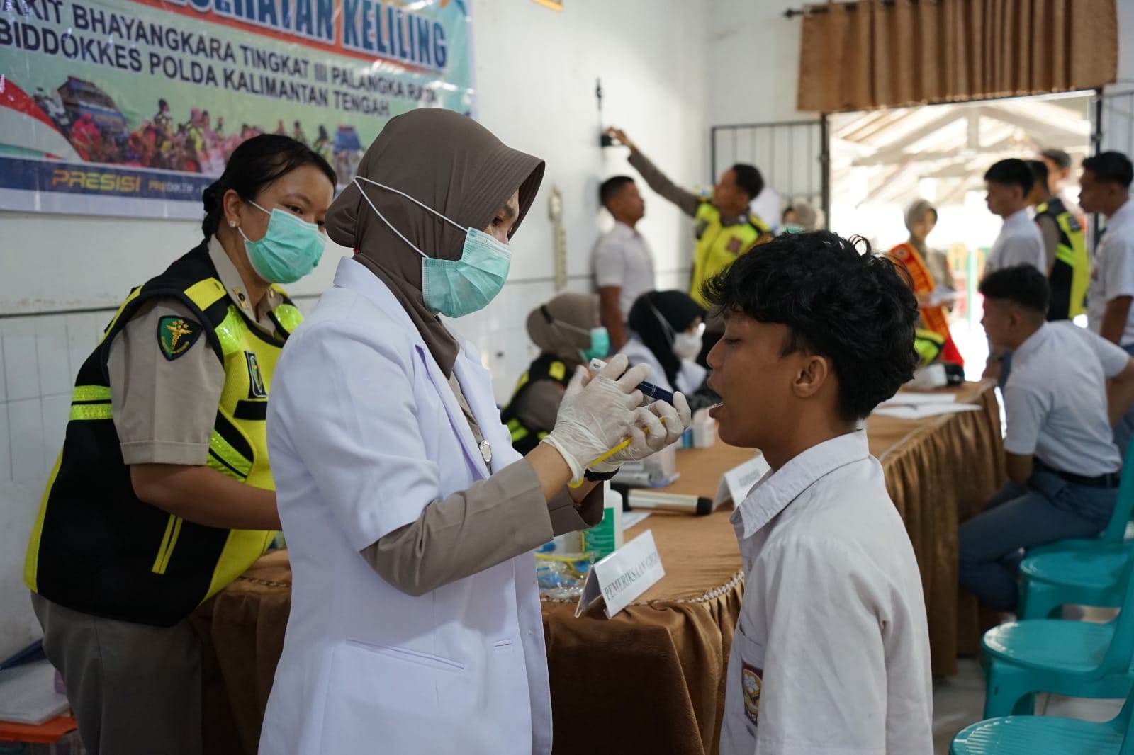 Wujud Kepedulian Kesehatan Generasi Muda, Rumkit Bhayangkara Dukung Asta Cita melalui Pemeriksaan Kesehatan Gratis