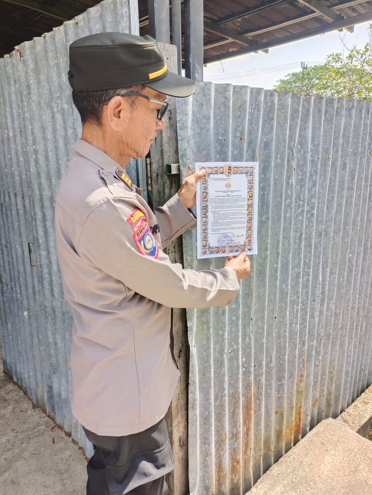 Tekan Risiko Kebakaran Lahan, Sat Binmas Polresta Pontianak Lakukan Sosialisasi Karhutla