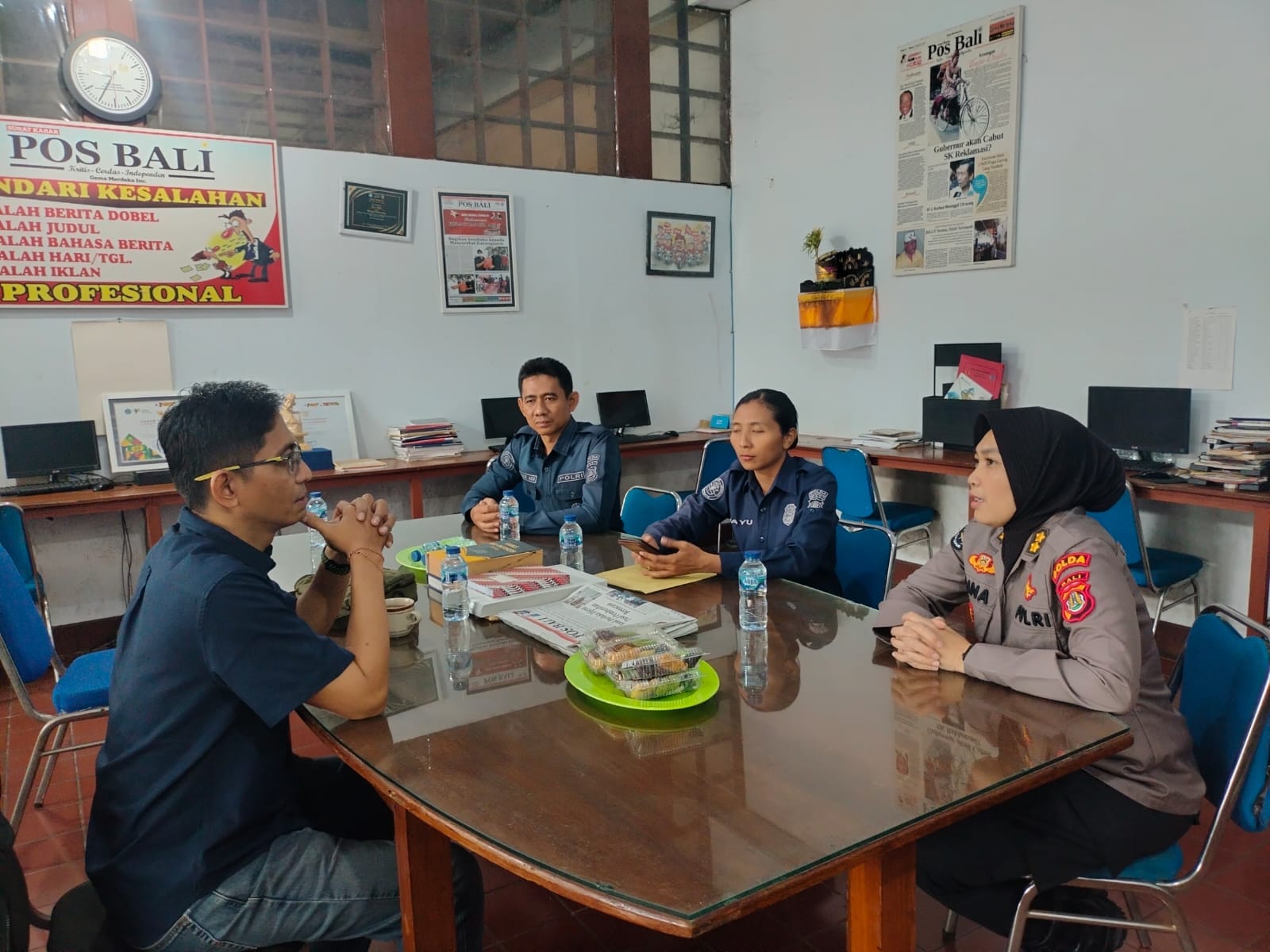 Kunjungan Ke Media Bid Humas Berharap Tingkatkan Sinergitas