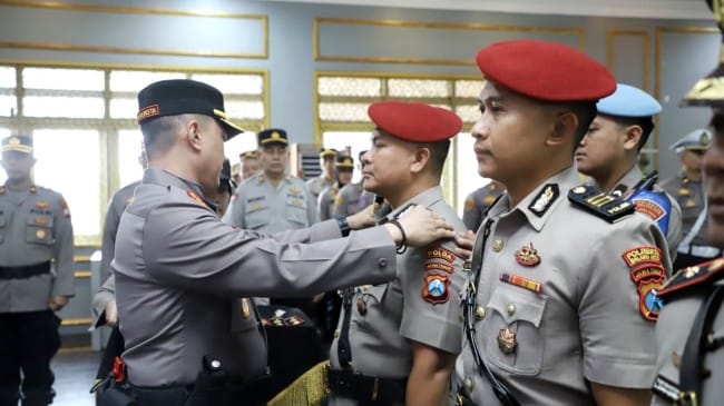 Sertijab Kasatreskrim dan Kasatlantas Polresta Malang Kota, Kapolresta Tekankan Layanan Humanis