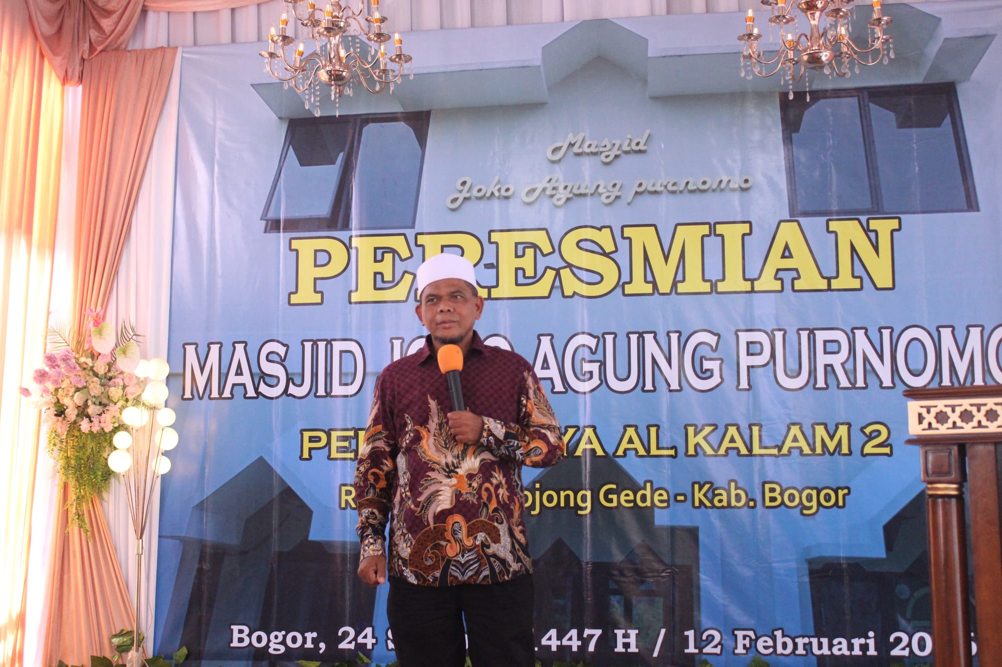Masjid Joko Agung Purnomo Diresmikan, Warga Kampung Sawah Siap Makmurkan Ibadah di Bulan Suci