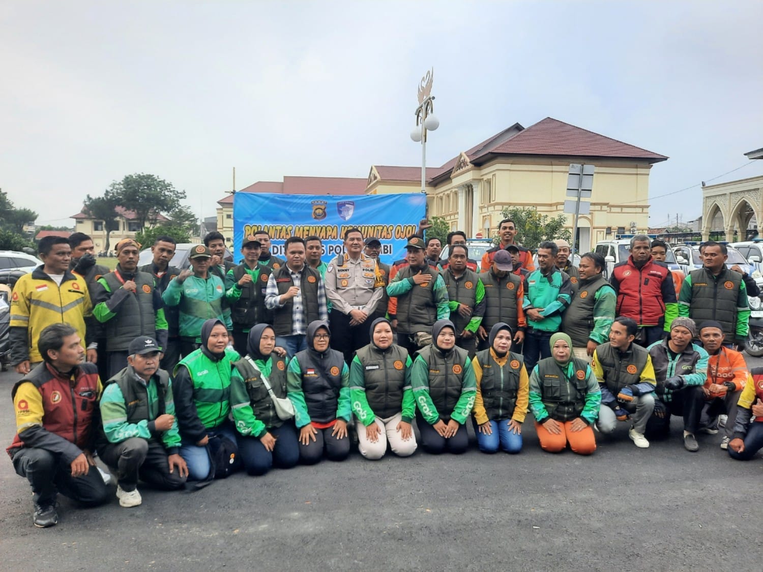 Libatkan Komunitas Ojek Online, Ditlantas Polda Jambi Optimalkan Operasi Keselamatan 2026
