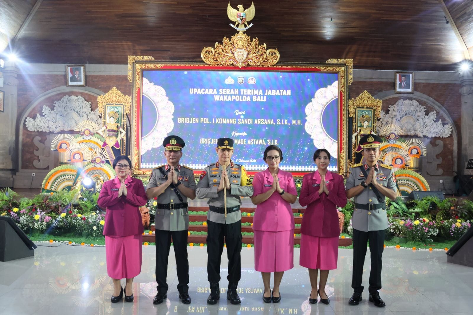 Kapolda Bali Pimpin Sertijab Wakapolda dan Kapolresta Denpasar Serta Pelatikan Kapolres Klungkung