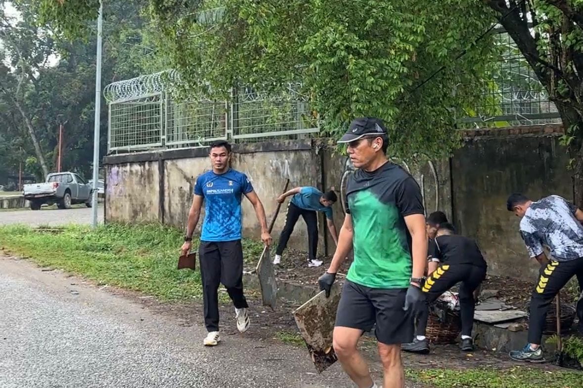 Tak Sekadar Seremonial, Polda Jambi Kerahkan Ribuan Personel Bersih-Bersih Ikon Kota MTQ