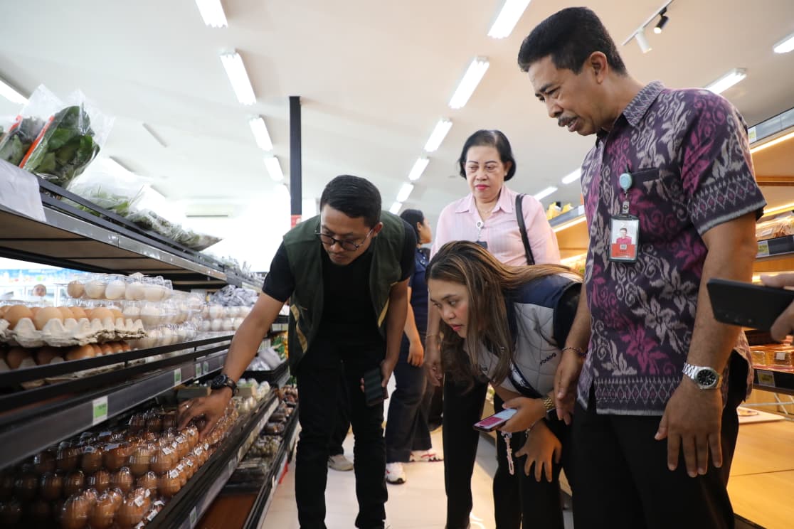 Satgas Saber Pangan Polda Bali Sidak Pasar Jelang Ramadhan, Harga Bahan Pokok Stabil