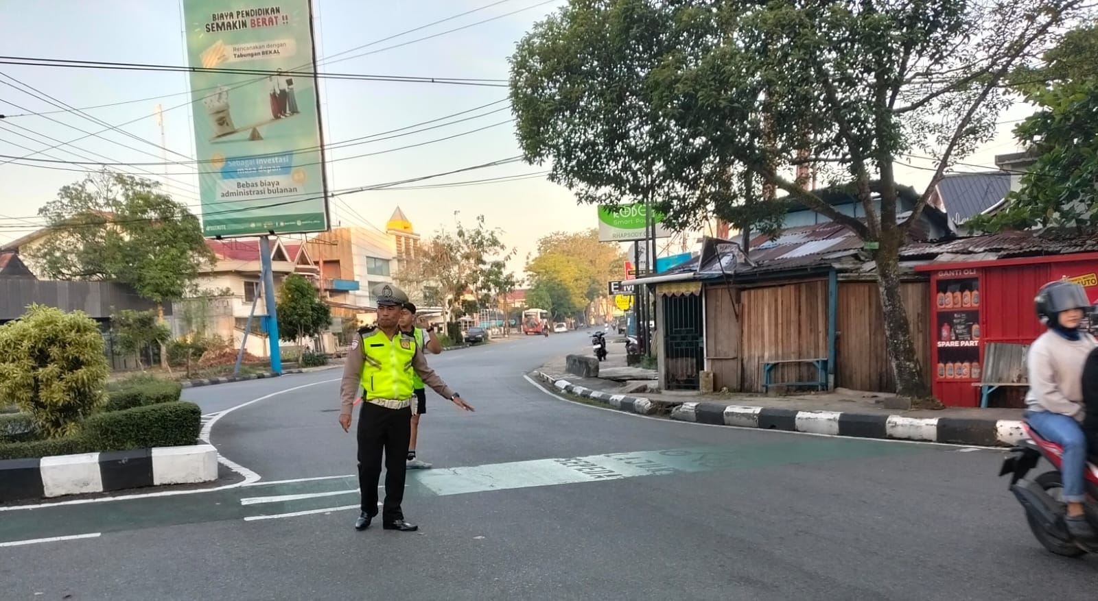 Run for Charity Pontianak Happy Runner Berjalan Aman dengan Pengamanan Polsek