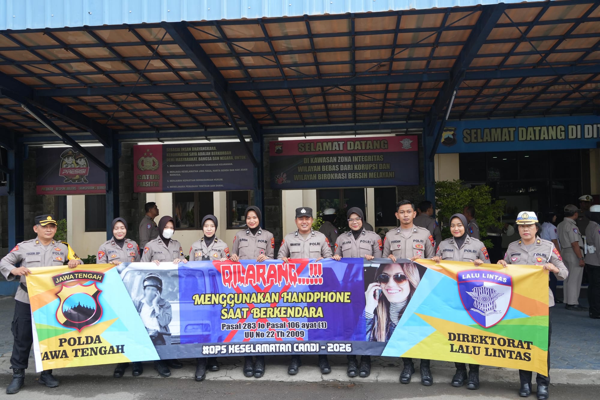 Ops Keselamatan Candi 2026 Digelar, Polisi Tekankan Keselamatan Berkendara Saat Hujan