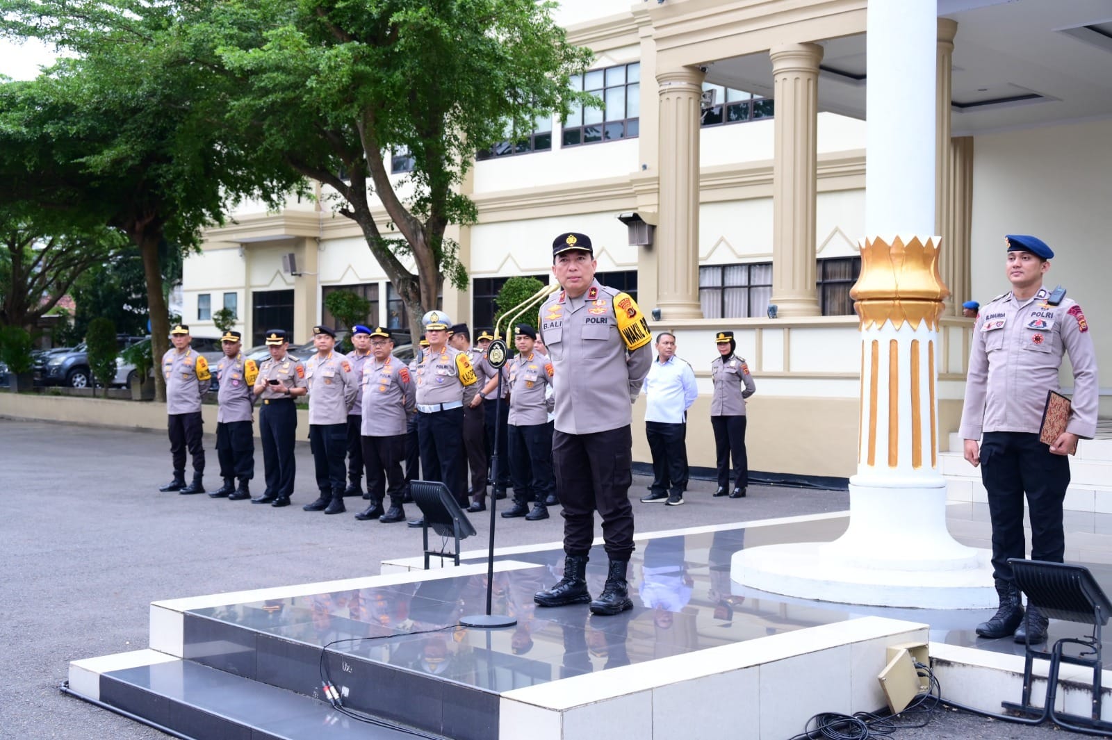 Pimpin Apel Perdana, Wakapolda Jambi Tekankan Sinergi dan Pemetaan Potensi Konflik