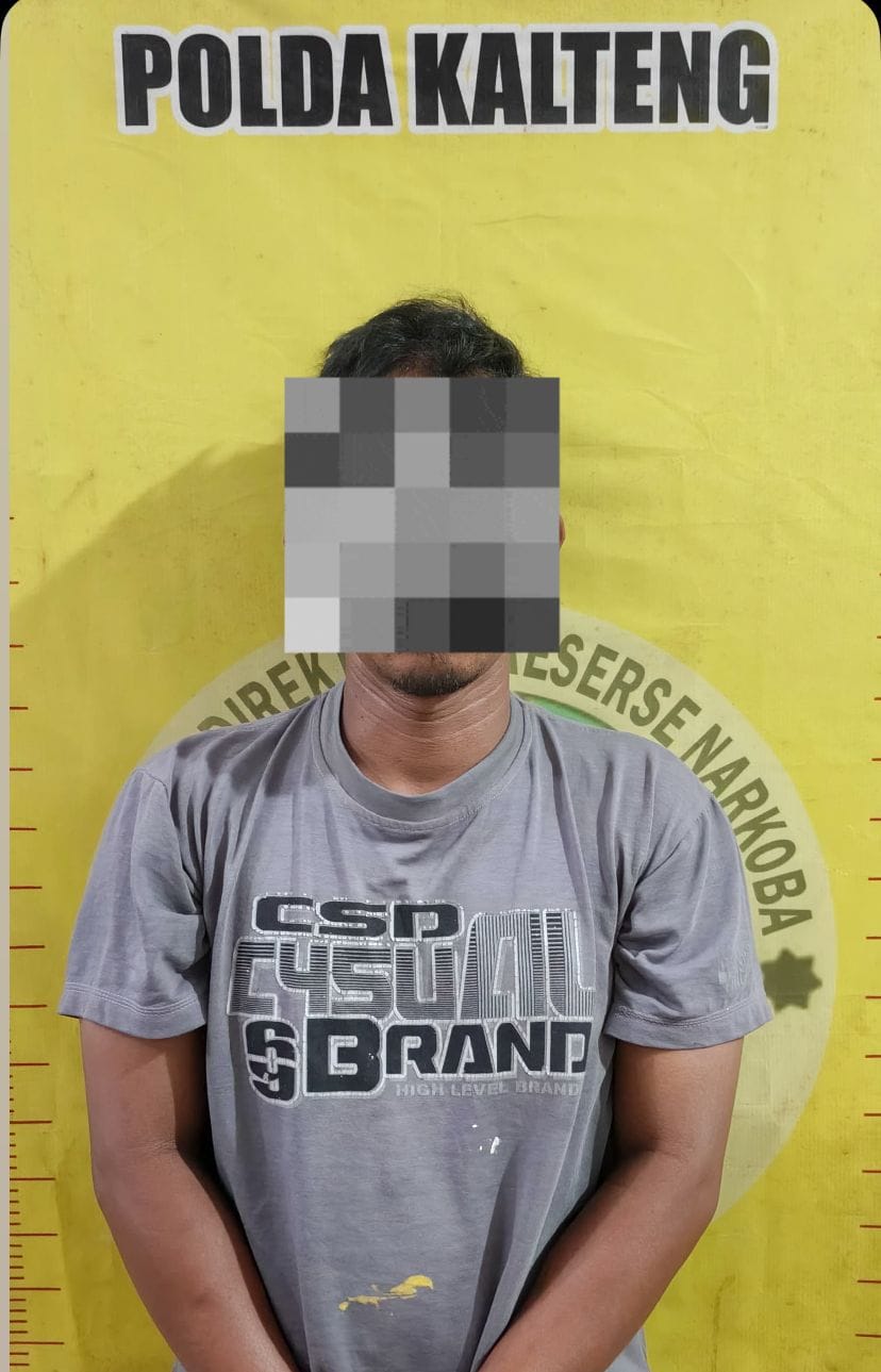 Ditresnarkoba Polda Kalteng Tangkap Pria Asal Sampit Terkait Peredaran 50 Gram Sabu