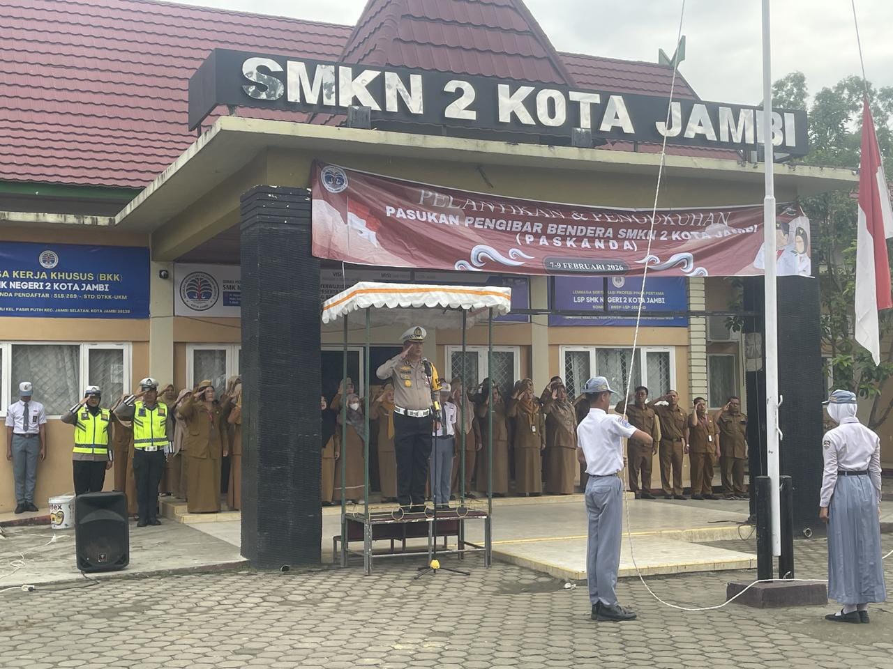Edukasi Keselamatan Lalu Lintas, Ditlantas Polda Jambi Sambangi Empat Sekolah
