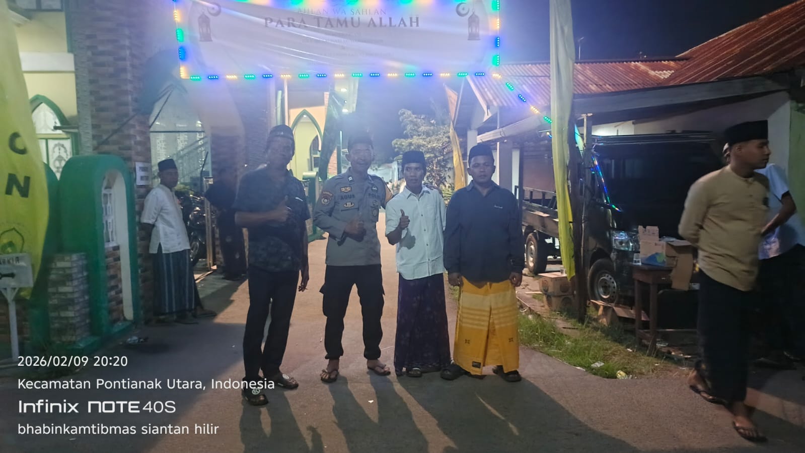 Peringati Isra Mi’raj, Aiptu Agus Sapriadi Hadir di Tengah Jamaah Masjid Al Aqsa