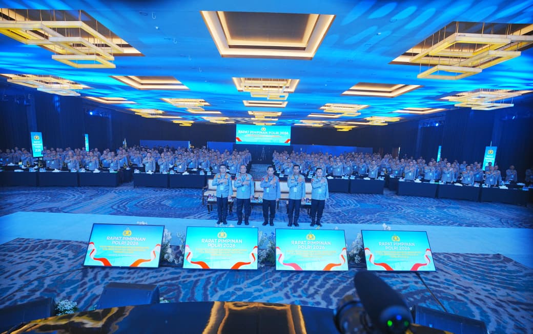 Rapim Polri 2026 Digelar, Kapolri Pastikan Polri Jadi Garda Terdepan Sukseskan RKP