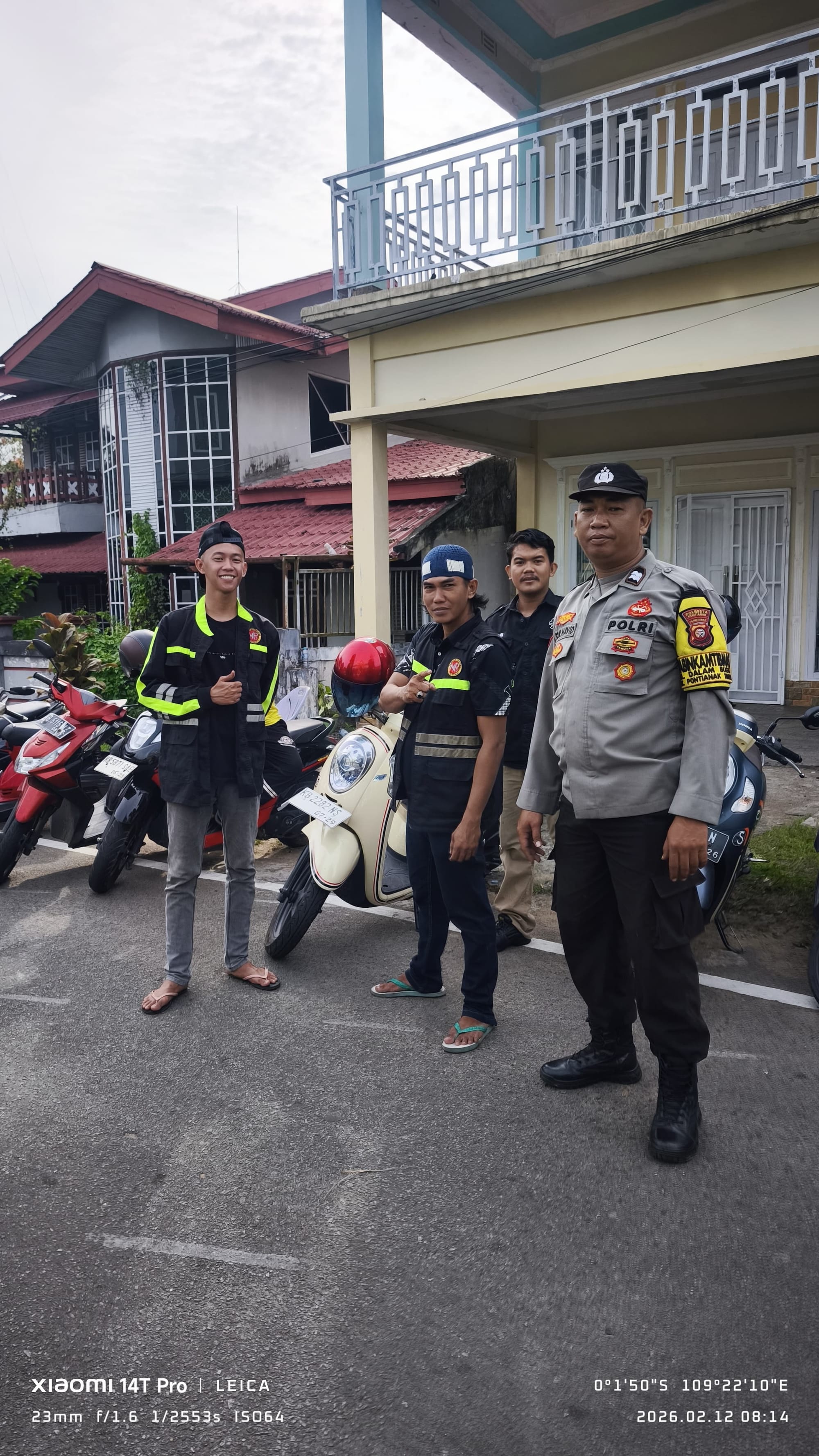 Pengamanan Humanis Warnai Pawai Ta’aruf di Pontianak Timur