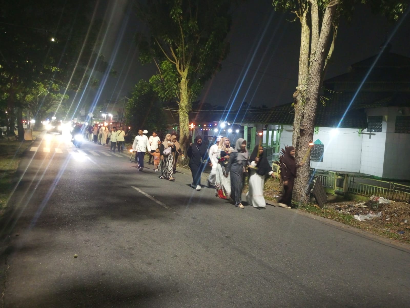 Pawai Obor Ramadhan 1447 H Dikawal Ketat Polsek Pontianak Barat