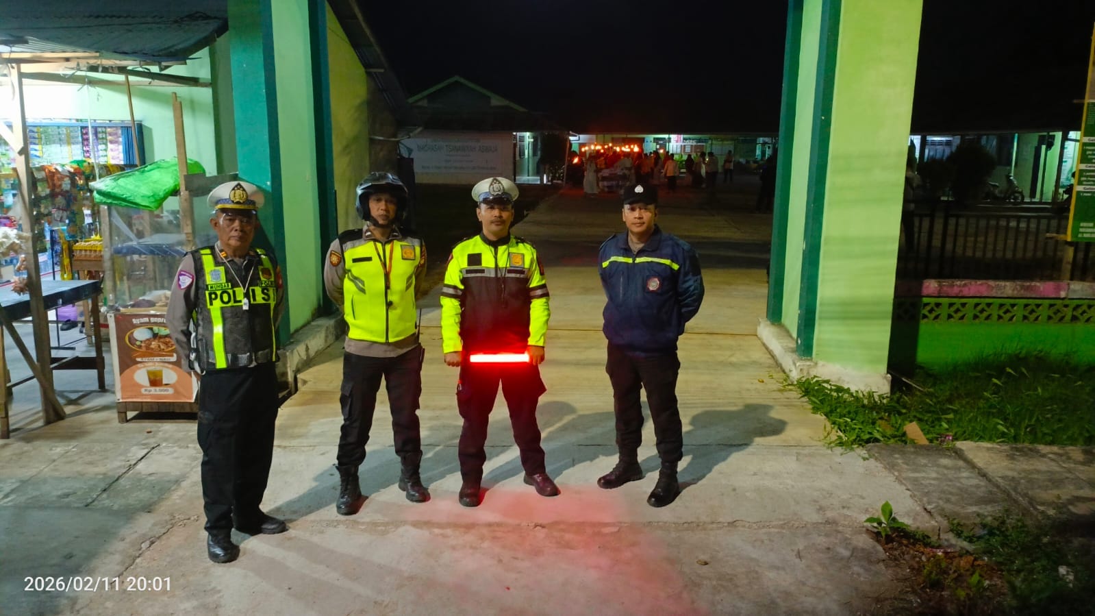 Polsek Pontianak Barat Amankan Pawai Obor Sambut Ramadhan 1447 H
