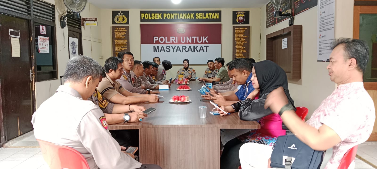 Suasana Haru dan Khusyuk! Polisi Pontianak Selatan Sambut Ramadan dengan Doa Bersama