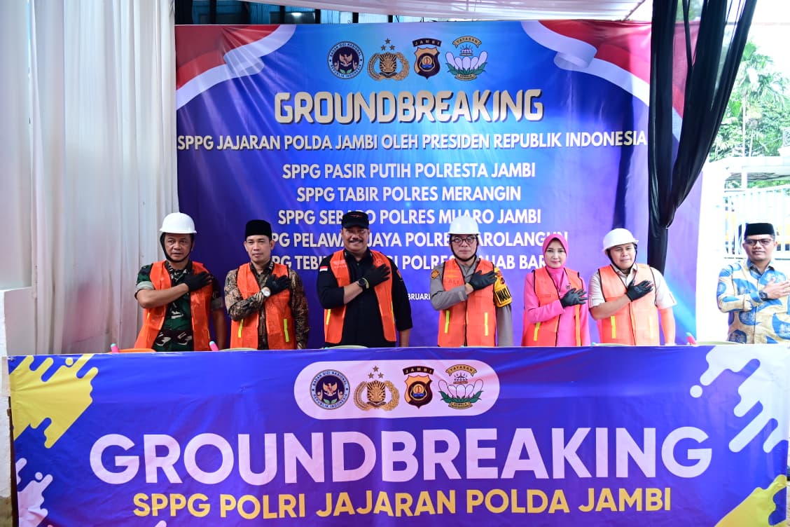 Dukung Program Nasional Makan Bergizi Gratis, Wakapolda Jambi Luncurkan SPPG Jambi Timur