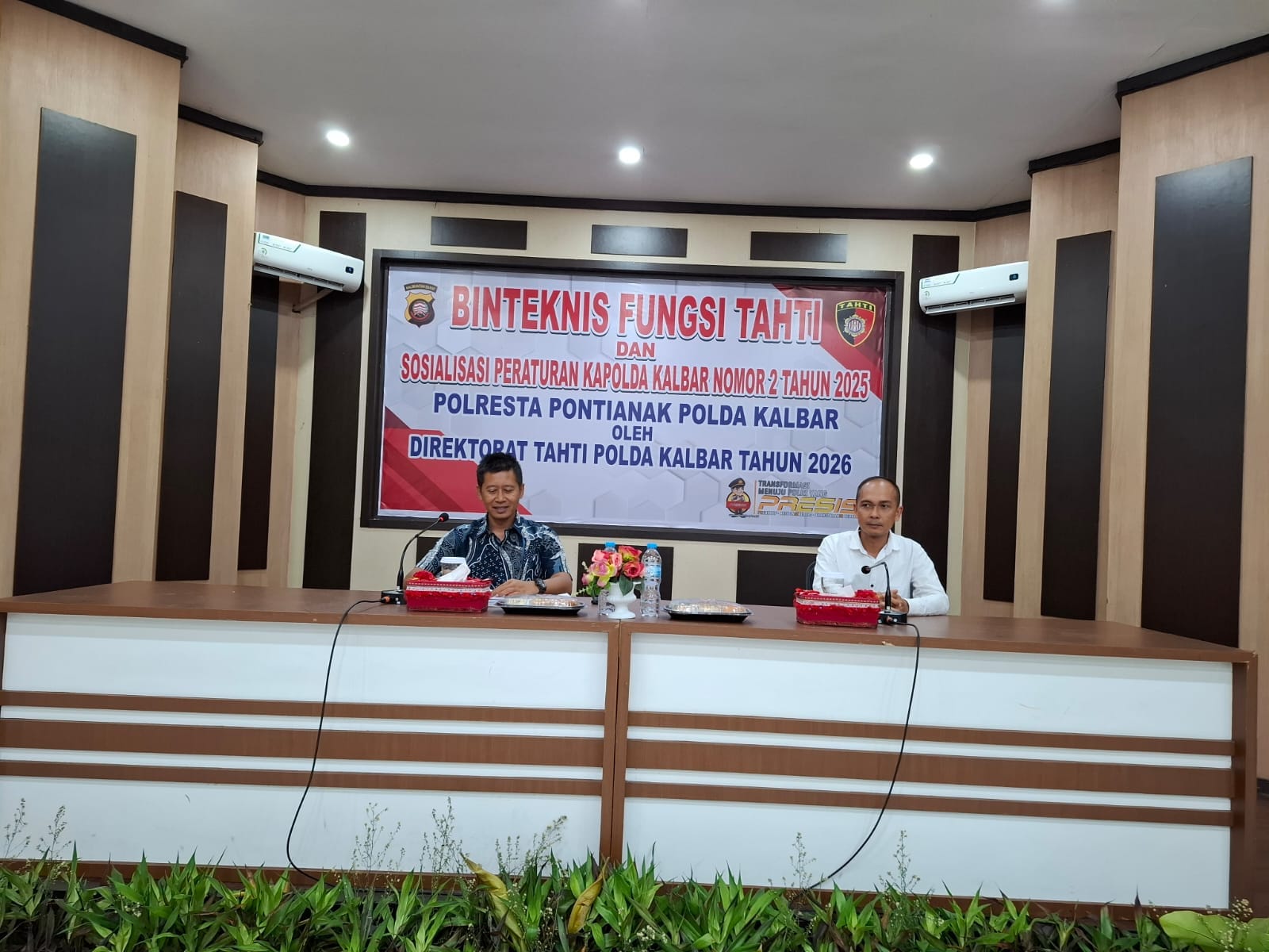 Pengelolaan Tahanan dan Barang Bukti Diperketat, Polresta Pontianak Lakukan Binteknis