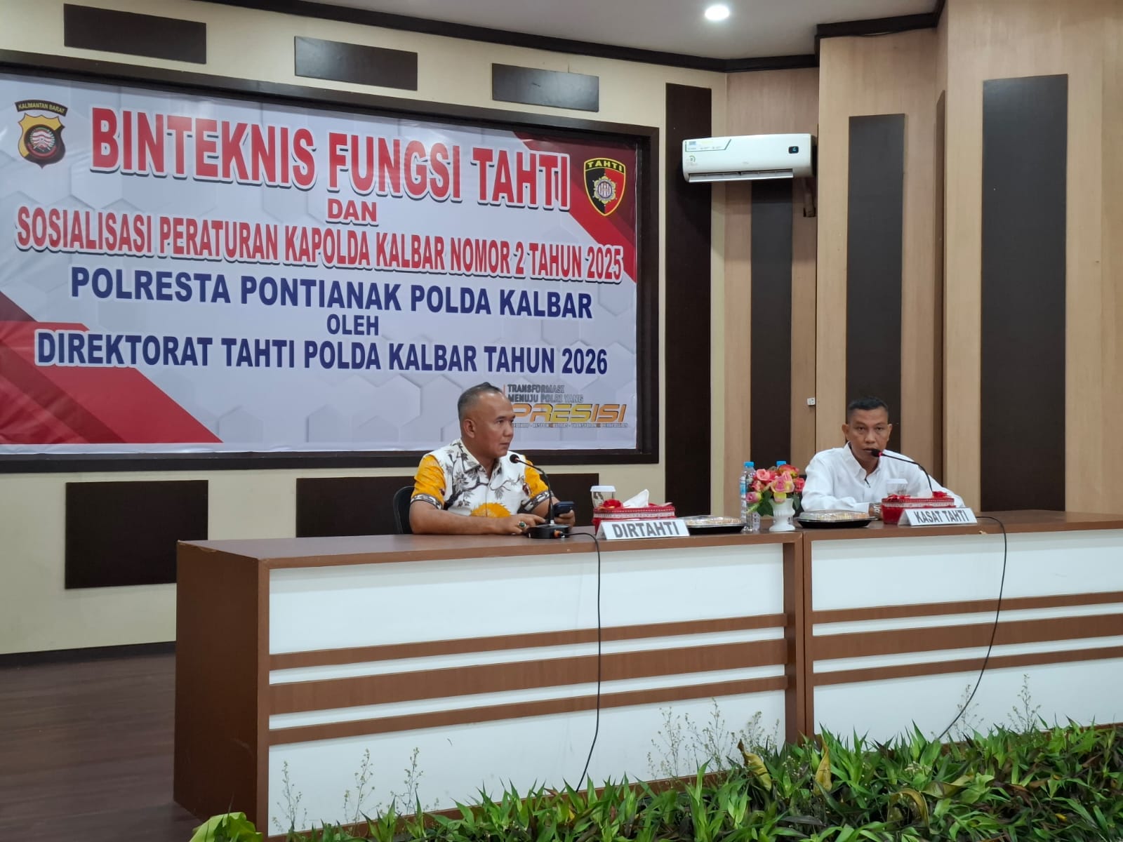 Dirtahti Polda Kalbar Turun Langsung, Tegaskan Tertib Administrasi dan Pengawasan Tahanan