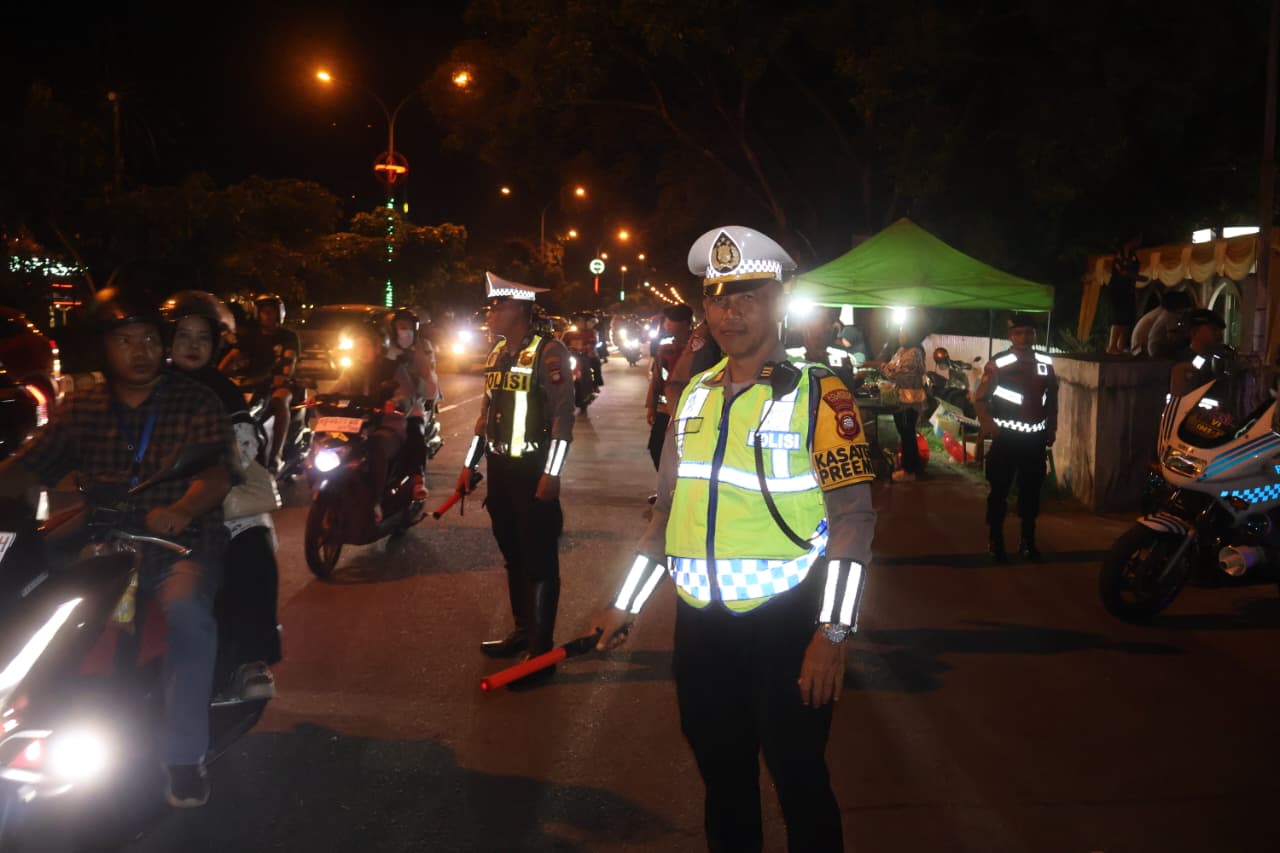 Polresta Pontianak Jadi Garda Terdepan Kawal Pawai Ramadan di Kota Pontianak