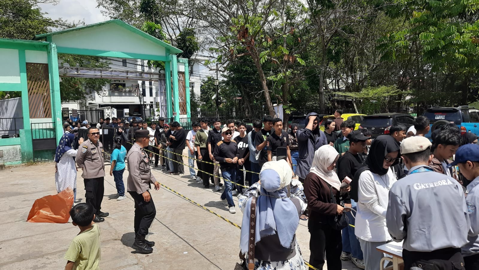Ribuan Pelajar Padati Konser Sekolah, Polsek Pontianak Selatan Pastikan Aman