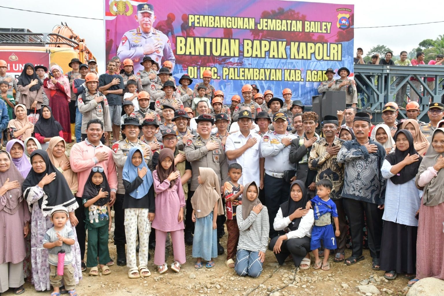 Aksi Cepat Pascabanjir! Wakapolda Sumbar Pastikan 2.200 Warga Agam Segera Nikmati Akses Baru