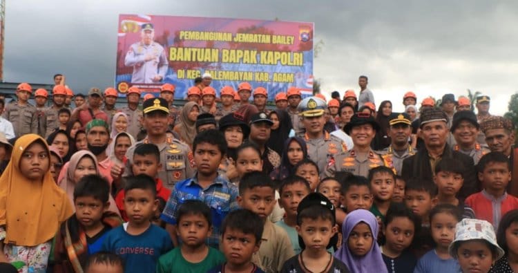 Progres 95 Persen! Wakapolda Sumbar Tinjau Langsung Jembatan Strategis Penghubung 600 Hektare Lahan Warga