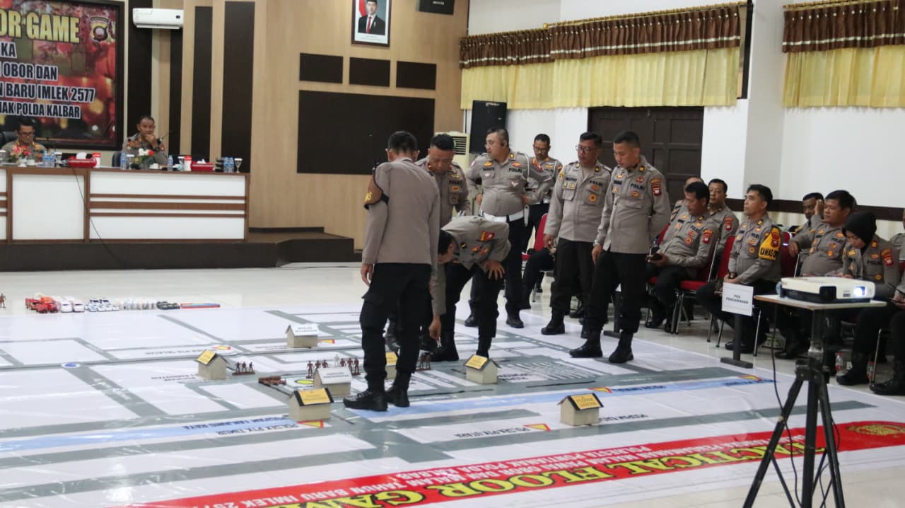 Polresta Pontianak Simulasikan Pengamanan Imlek 2026 melalui TFG