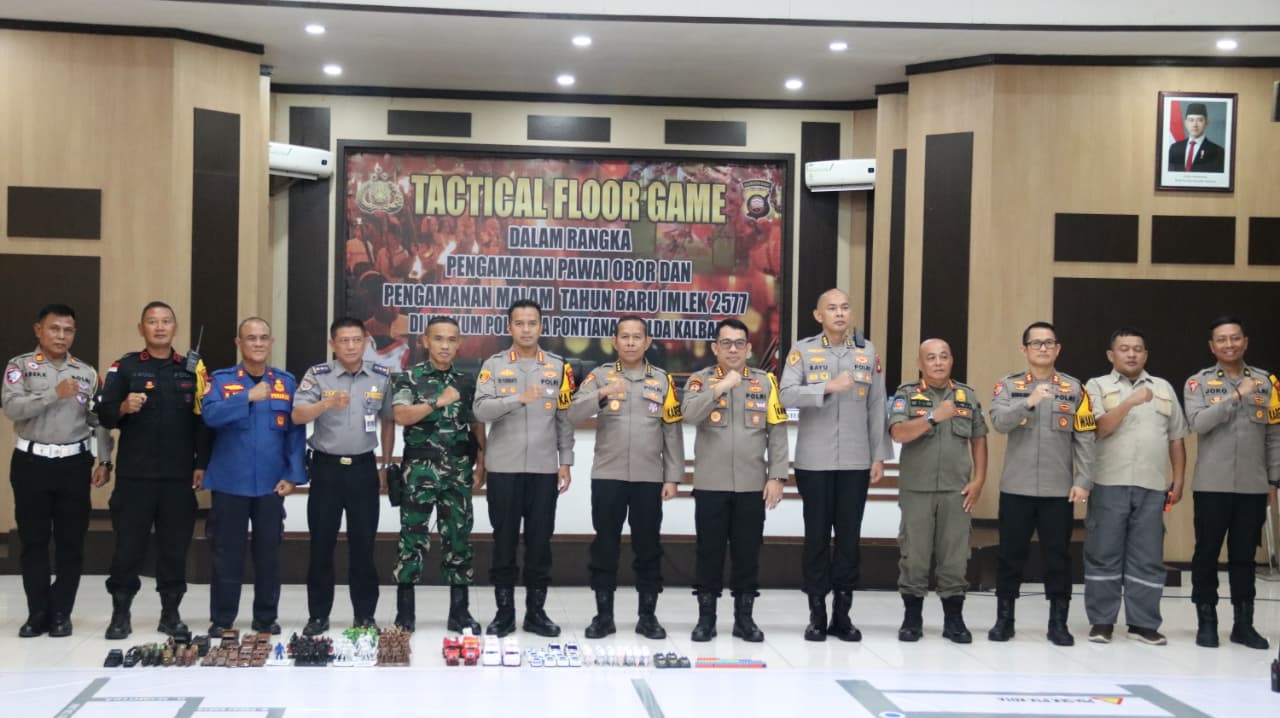 TFG Jadi Strategi Polresta Pontianak Amankan Perayaan Imlek