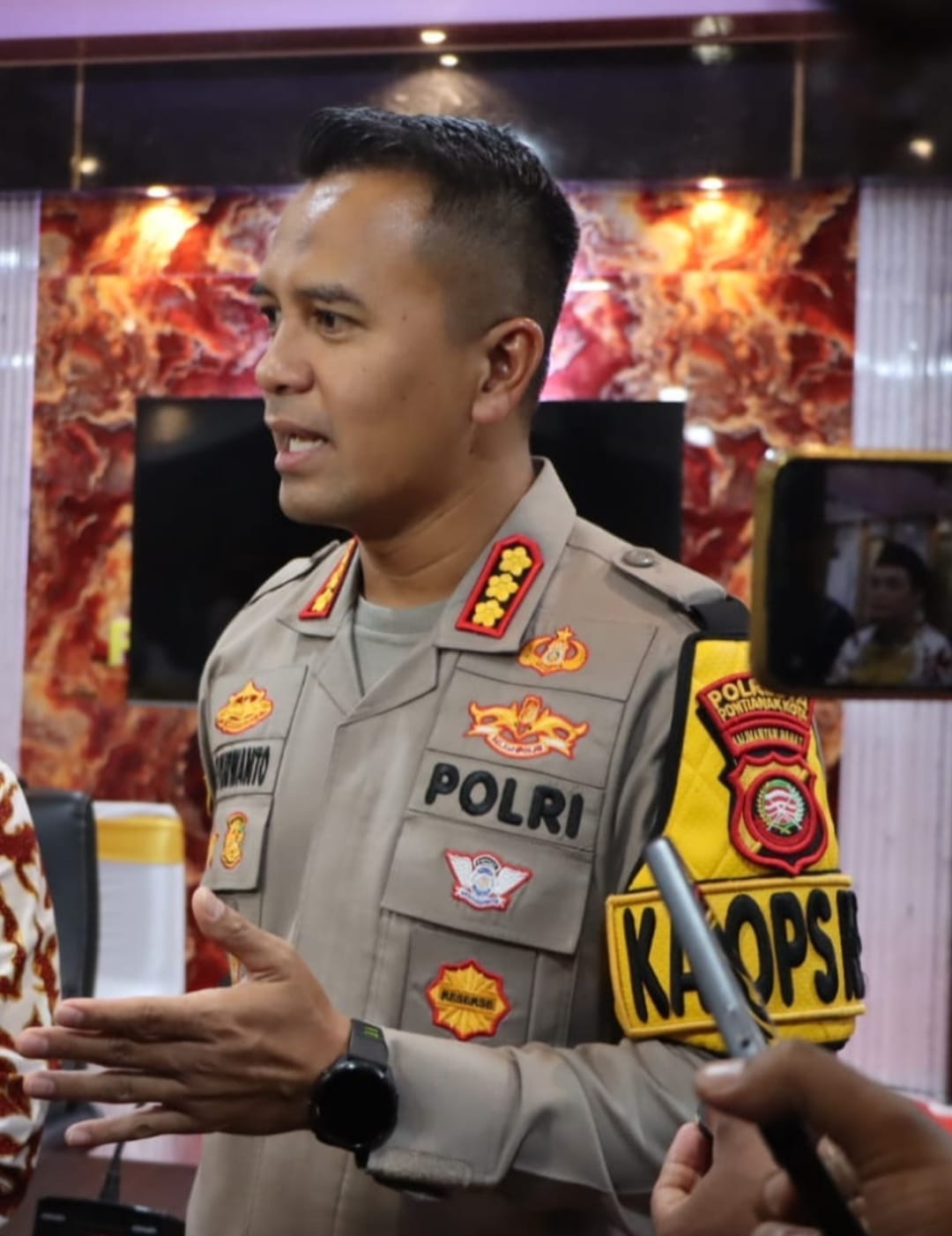 Warga Diminta Waspada ISPU, Polresta Pontianak Ingatkan Sanksi Pembakaran Lahan