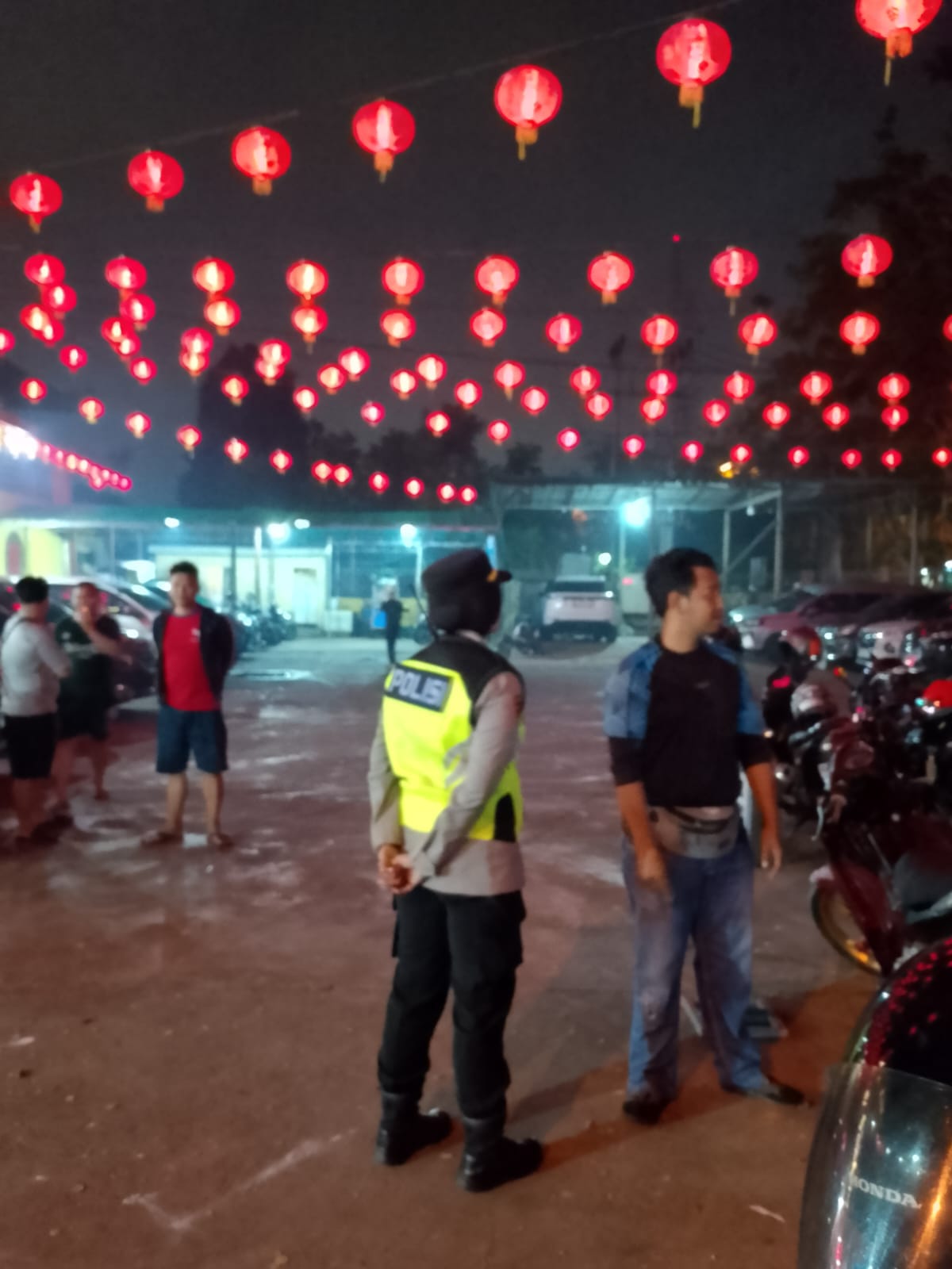 Imlek Aman di Pontianak Selatan, Kapolsek Inayantun Pastikan Kamtibmas Tetap Terkendali
